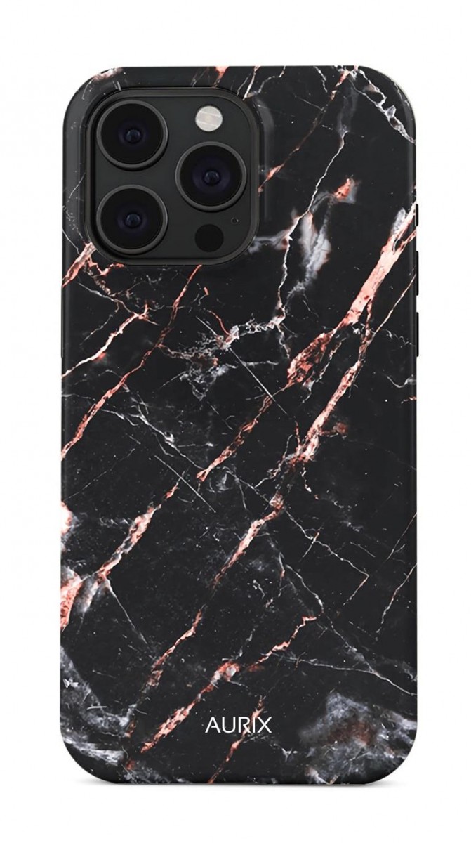 Luxusní kryt AURIX MagSafe na iPhone 13 Pro Euphoria Marble