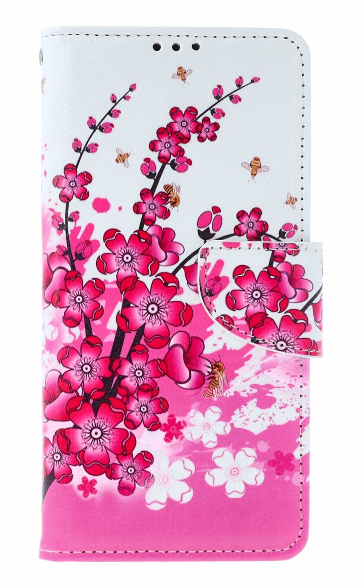 Levně Pouzdro TopQ Xiaomi Redmi Note 14 Pro 5G knížkové Kytičky 137314 (obal neboli kryt na mobil Xiaomi Redmi Note 14 Pro 5G)