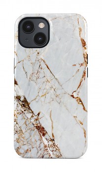 Luxusní kryt AURIX MagSafe na iPhone 15 Antique Marble
