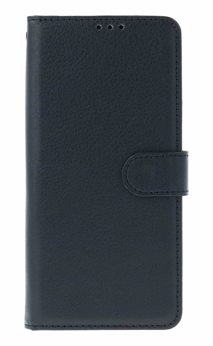 Knížkové pouzdro na Xiaomi Redmi Note 14 černé s přezkou