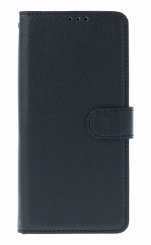 Knížkové pouzdro na Xiaomi Redmi Note 14 černé s přezkou