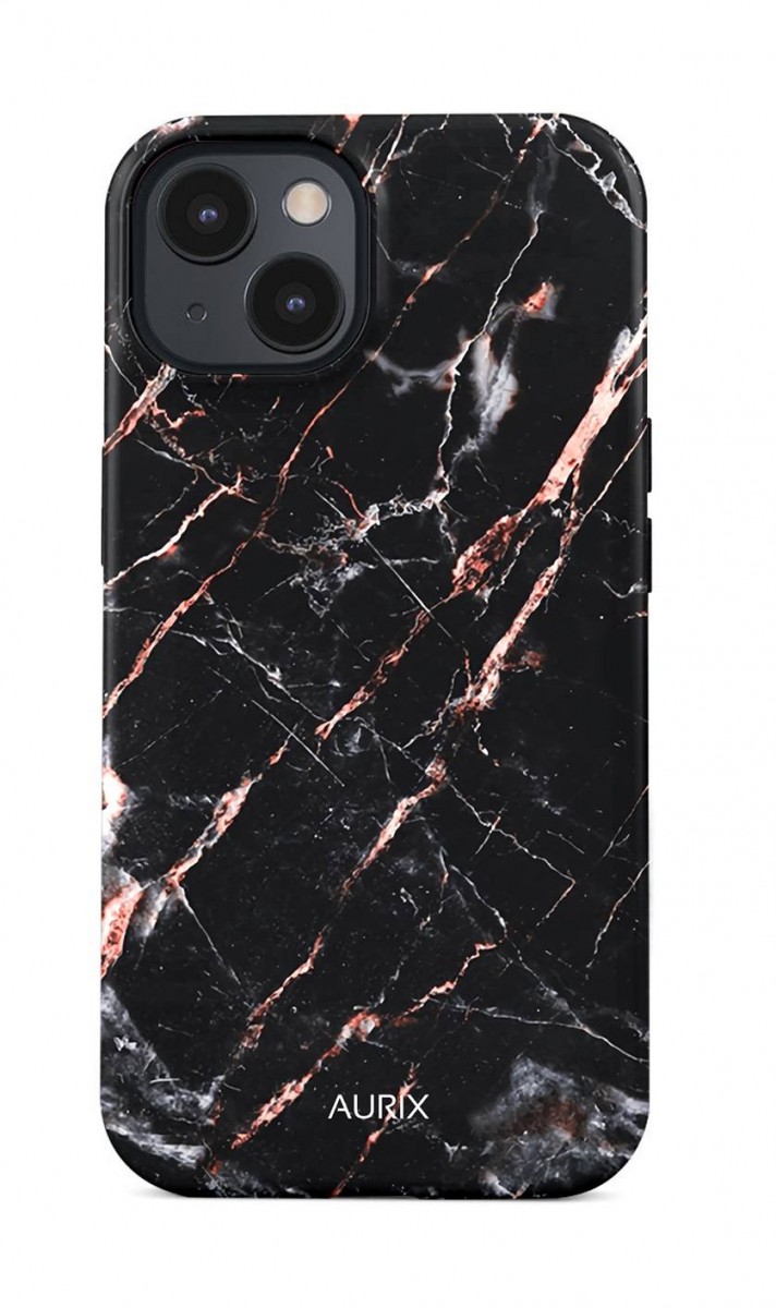 Luxusní kryt AURIX MagSafe na iPhone 15 Euphoria Marble