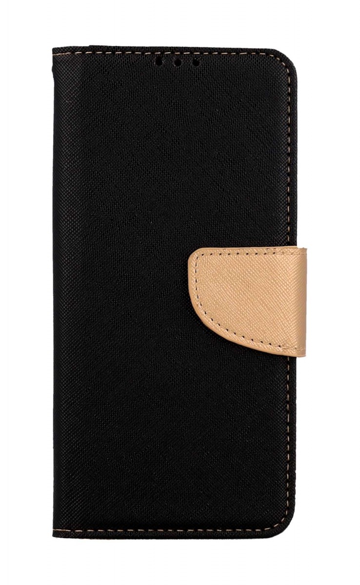 Pouzdro TopQ Xiaomi Redmi Note 12S knížkové černo-zlaté 107395 (kryt neboli obal Xiaomi Redmi Note 12S)