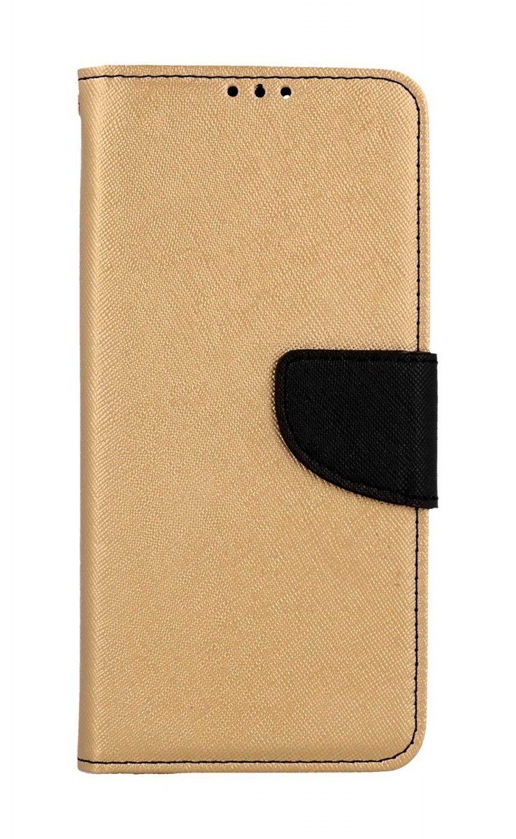 Levně Pouzdro TopQ Xiaomi Redmi Note 12S knížkové zlaté 107396 (kryt neboli obal Xiaomi Redmi Note 12S)