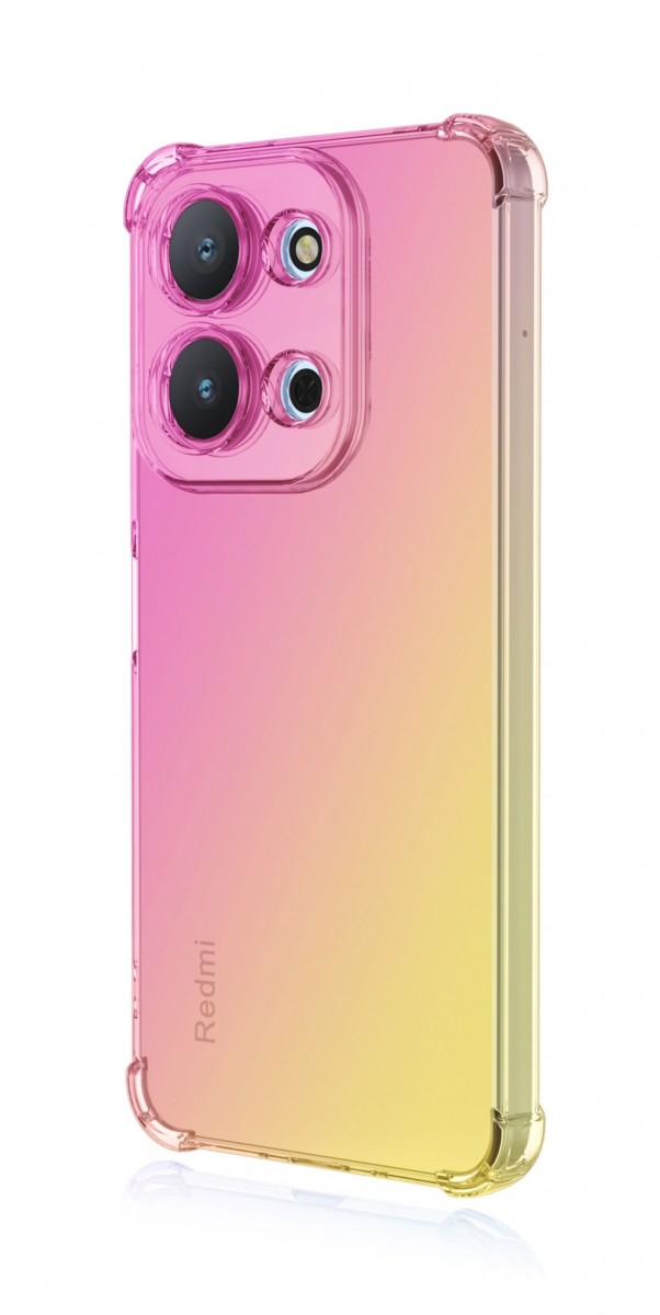 Levně Kryt TopQ Xiaomi Redmi 15C Shock duhový růžovo-žlutý 167408 (pouzdro neboli obal na mobil Xiaomi Redmi 15C)