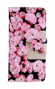 Knížkové pouzdro na Xiaomi Redmi Note 12S Růžové květy