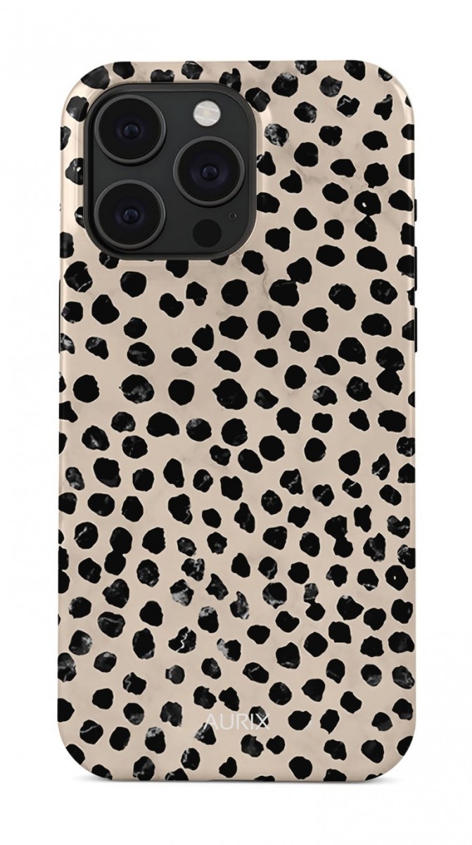 Luxusní kryt AURIX MagSafe na iPhone 15 Pro Minimalist Dots