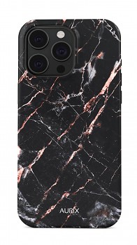 Luxusní kryt AURIX MagSafe na iPhone 15 Pro Euphoria Marble
