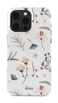 Luxusní kryt AURIX MagSafe na iPhone 15 Pro Floral Fantasy