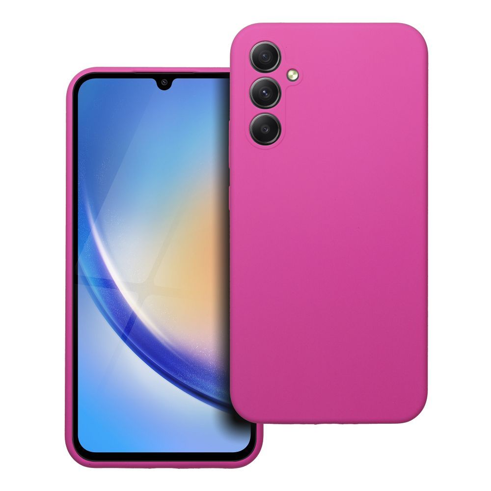 Zadní kryt Essential na Samsung A34 malinový