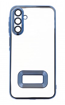 Zadní silikonový kryt Glam na Samsung A15 modrý