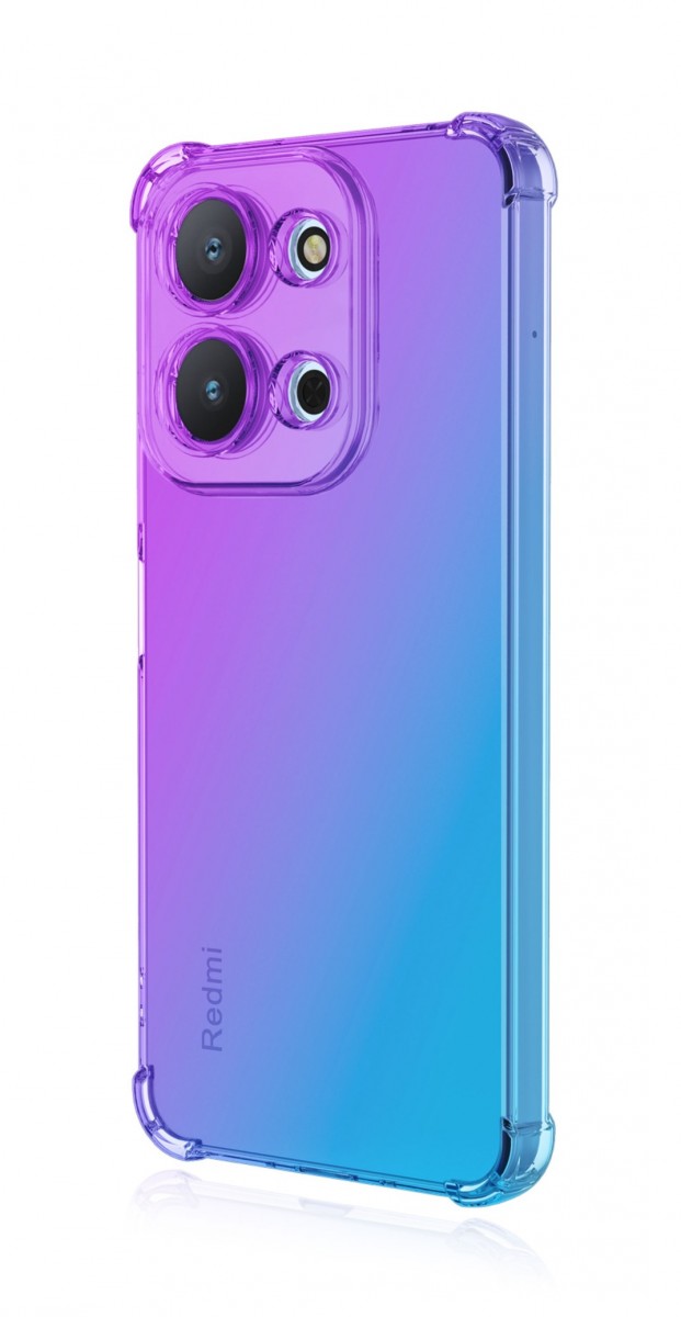 Levně Kryt TopQ Xiaomi Redmi 15C Shock duhový fialovo-modrý 167459 (pouzdro neboli obal na mobil Xiaomi Redmi 15C)