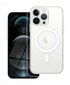 Zadní kryt na iPhone 12 Pro Max s MagSafe průhledný