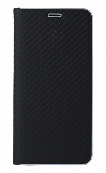 Knížkové pouzdro Luna Carbon Book na Xiaomi Redmi 15 černé