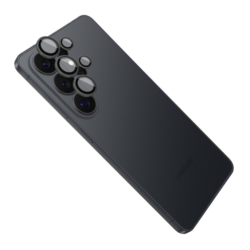 Ochranná skla čoček fotoaparátů FIXED Camera Glass pro Samsung Galaxy S26 Ultra, černá