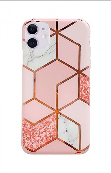 Zadní kryt na iPhone 11 Marble Pink