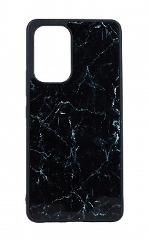 Zadní pevný kryt Marble na Samsung A33 5G Smoky Black