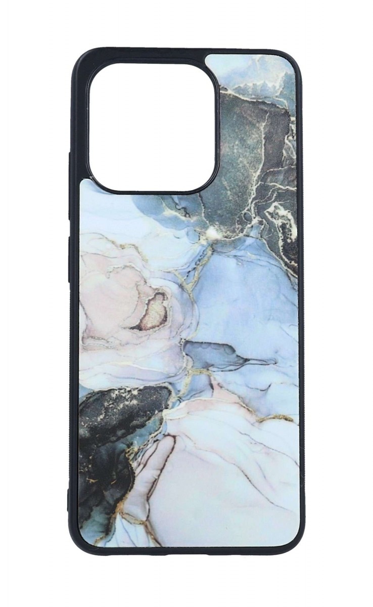 Zadní pevný kryt Marble na Xiaomi Redmi 10C Smoky Color