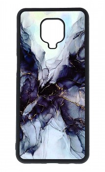 Zadní pevný kryt Marble na Xiaomi Redmi Note 9 Pro Smoky Blue