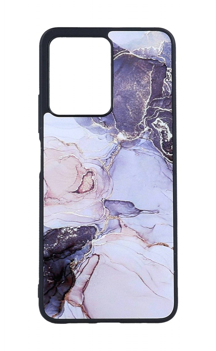 Zadní pevný kryt Marble na Xiaomi Redmi Note 12 Smoky Color