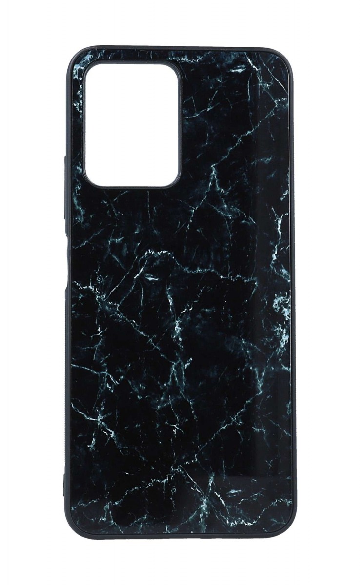 Zadní pevný kryt Marble na Xiaomi Redmi Note 12 5G Smoky Black