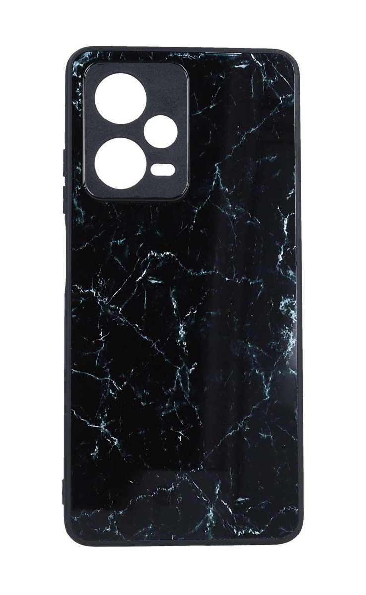 Levně Kryt TopQ Marble Xiaomi Redmi Note 12 Pro+ 5G pevný Smoky Black 97582 (pouzdro neboli obal na mobil Xiaomi Redmi Note 12 Pro+ 5G)