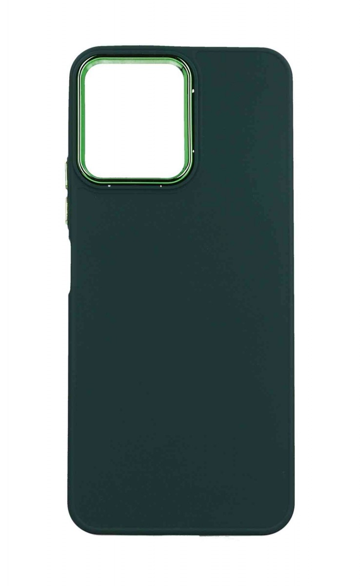 Levně Kryt TopQ Frame Xiaomi Redmi 12 zelený 107625 (pouzdro neboli obal na mobil Xiaomi Redmi 12)