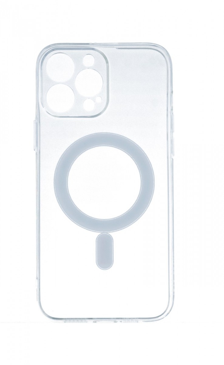 Zadní pevný kryt na iPhone 13 Pro s MagSafe průhledný