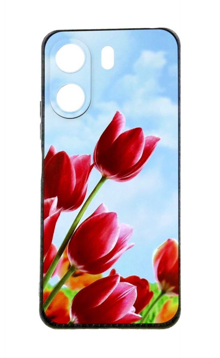 Levně Kryt TopQ Xiaomi Redmi 13C Tulips 117660 (pouzdro neboli obal na mobil Xiaomi Redmi 13C)