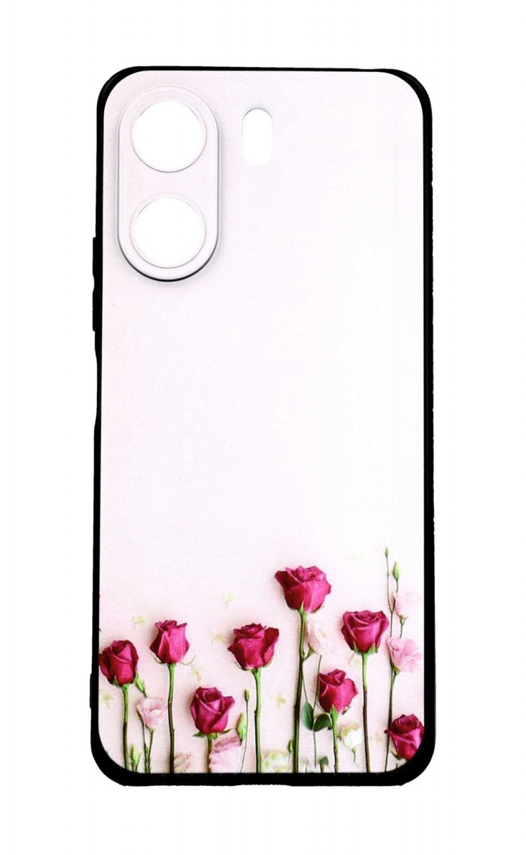 Levně Kryt TopQ Xiaomi Redmi 13C Roses 117661 (pouzdro neboli obal na mobil Xiaomi Redmi 13C)