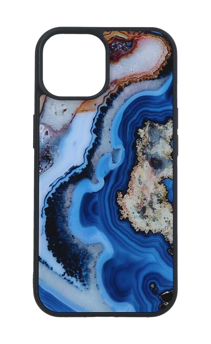 Levně Kryt TopQ Flexible iPhone 15 Mineral Blue 107679 (pouzdro neboli obal na mobil iPhone 15)