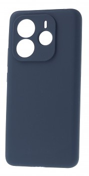 Zadní kryt Silicone Lite pro Xiaomi Redmi Note 14 5G tmavě modrý