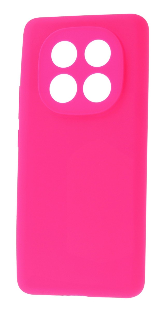 Zadní kryt Silicone Lite pro Xiaomi Redmi Note 14 Pro 5G fuchsiový