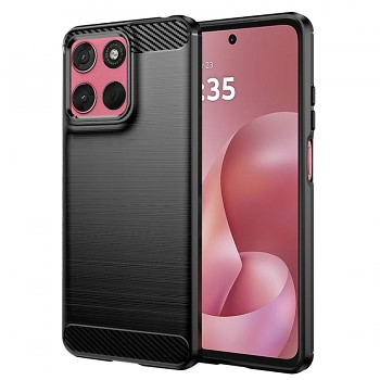 Techsuit - karbon silikon - Motorola Moto G57 Power / G67 Power - černá