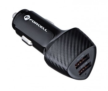 Rychlonabíječka do auta Forcell Carbon 36W černá