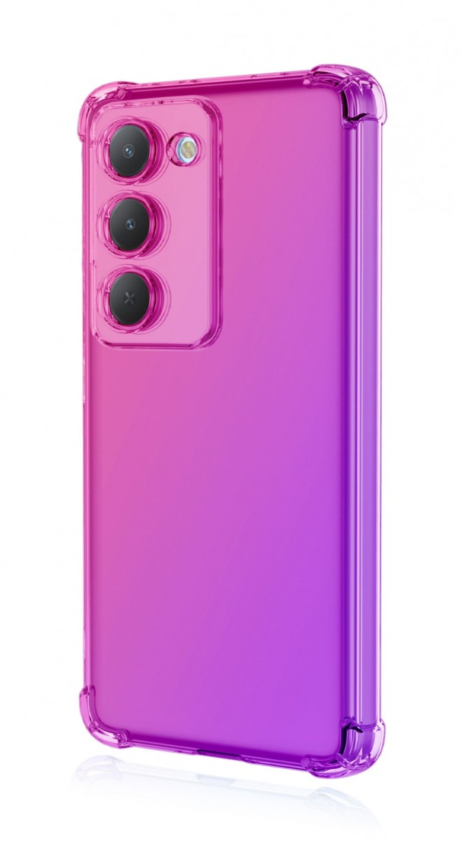 Levně Kryt TopQ Xiaomi Redmi 15 Shock duhový růžovo-fialový 167703 (pouzdro neboli obal na mobil Xiaomi Redmi 15)