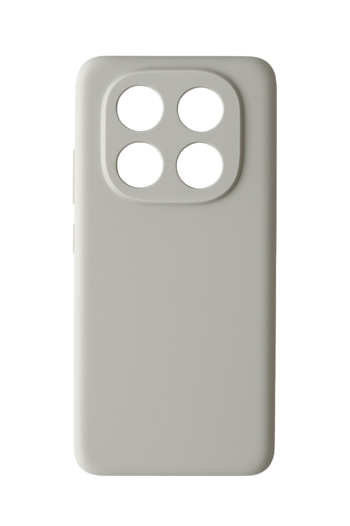 Levně Zadní kryt Silicone Lite pro Xiaomi Redmi Note 14 Pro 5G titanium