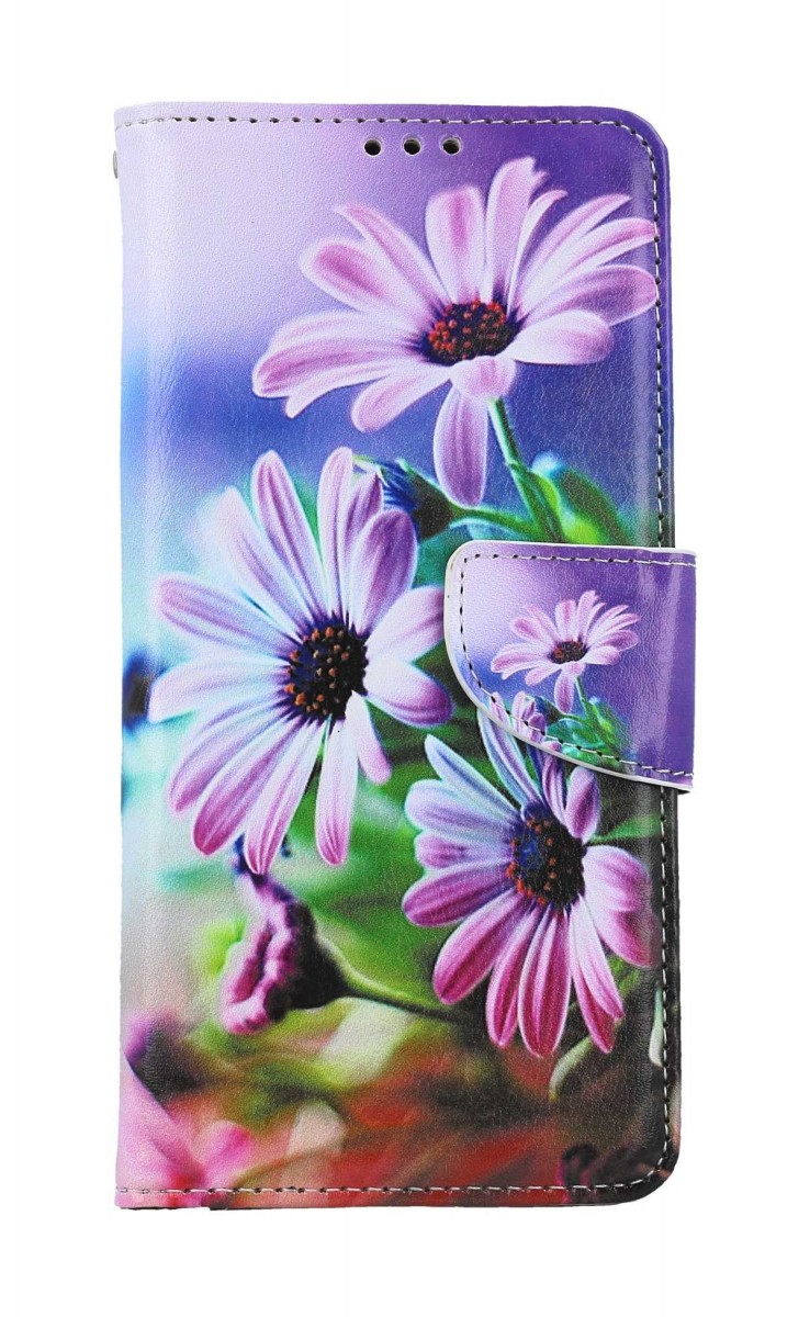 Pouzdro TopQ Xiaomi Redmi Note 13 Pro knížkové Fialové květy 127718