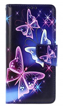 Knížkové pouzdro na Xiaomi Redmi Note 11 Pro Modré s motýlky