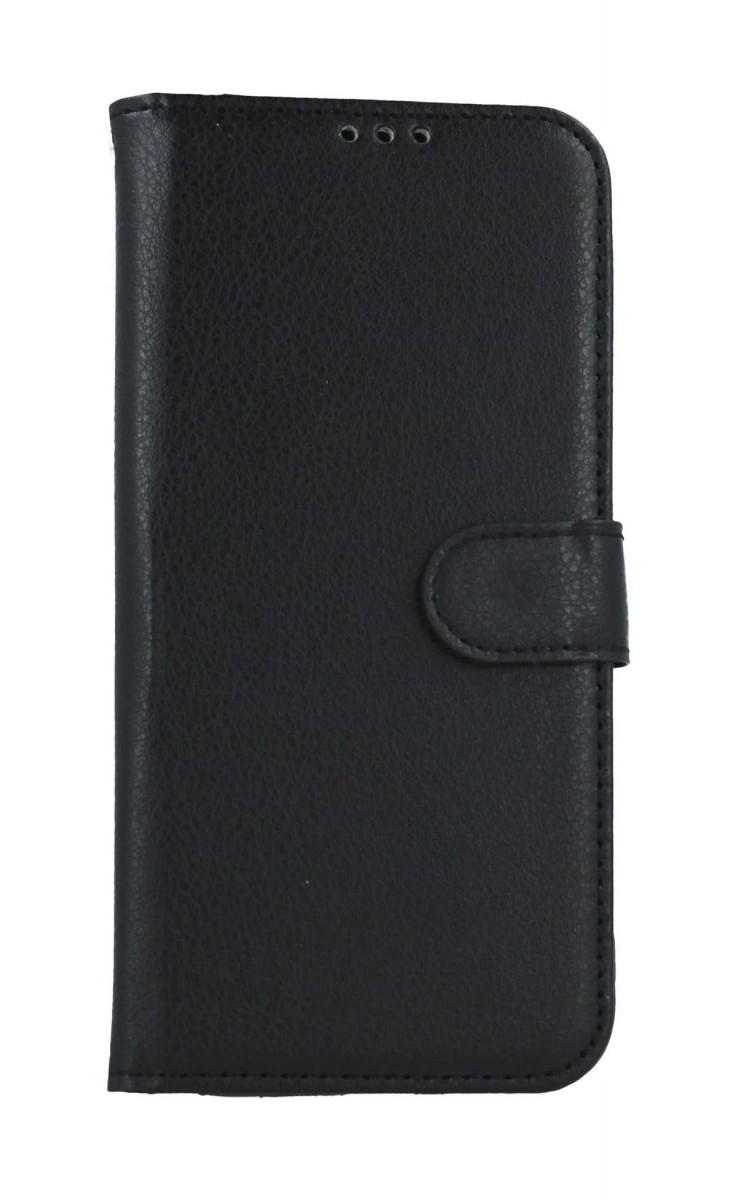 Levně Pouzdro TopQ iPhone 16 Pro Max knížkové černé s přezkou 127723 (obal neboli kryt iPhone 16 Pro Max)
