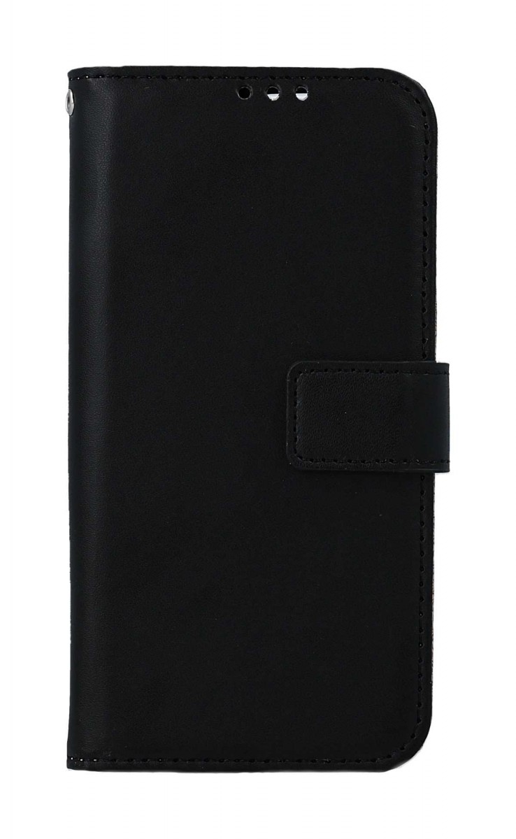 Levně Pouzdro TopQ iPhone 16 Pro knížkové černé s přezkou 2 127725 (obal neboli kryt iPhone 16 Pro)
