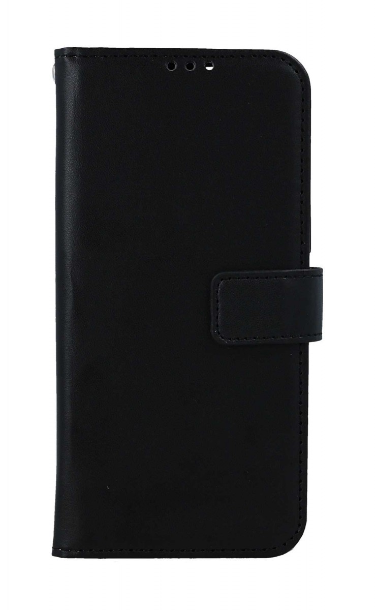 Levně Pouzdro TopQ iPhone 16 Pro Max knížkové černé s přezkou 2 127726 (obal neboli kryt iPhone 16 Pro Max)