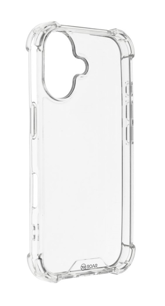 Zadní pevný kryt Roar Armor HD Clear na iPhone 16 průhledný