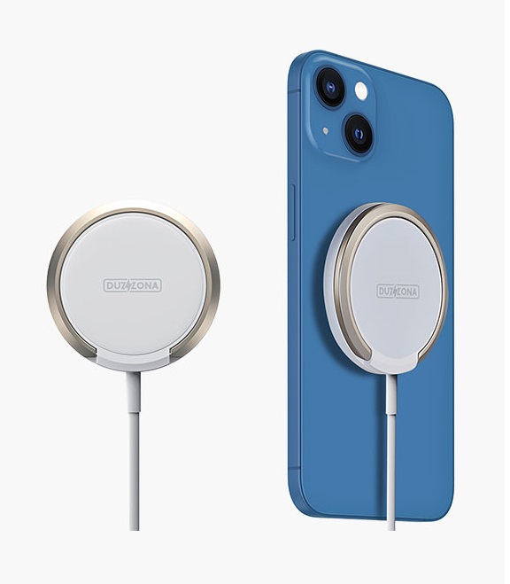 Levně Bezdrátová rychlonabíječka Dux Ducis Duzzona W1 Magsafe 15W bílá 97841
