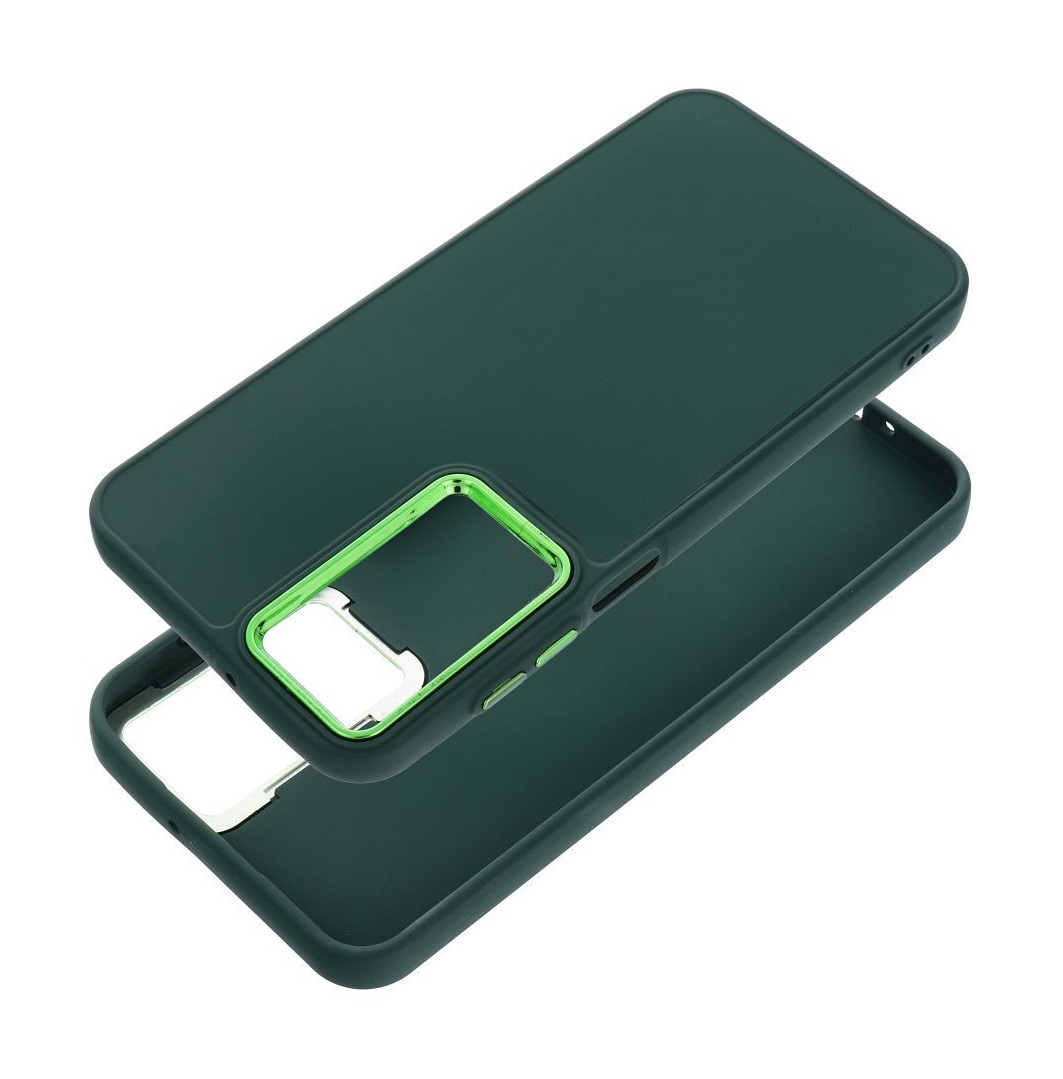 Levně Kryt TopQ Frame Samsung A56 zelený 137912 (pouzdro neboli obal na mobil Samsung A56)