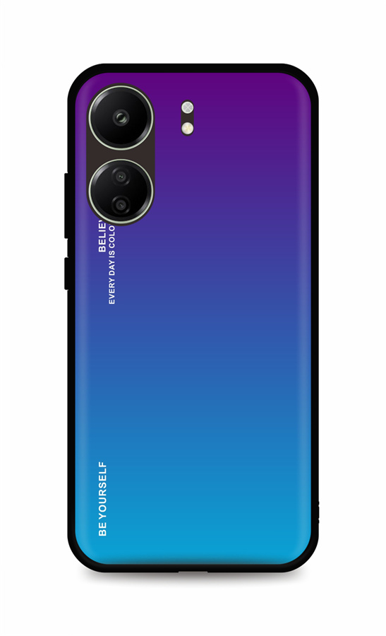 Levně Kryt TopQ LUXURY Xiaomi Redmi 13C pevný duhový purpurový 117915 (pouzdro neboli obal na mobil Xiaomi Redmi 13C)