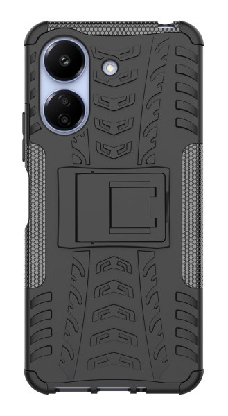 Levně Kryt TopQ Xiaomi Redmi 13C ultra odolný černý 117918 (pouzdro neboli obal Xiaomi Redmi 13C)