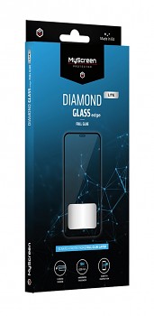 Tvrzené sklo MyScreen na iPhone 15 Pro DIAMOND LITE FullGlue černé