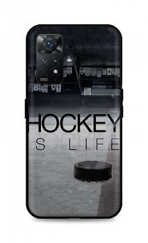 Zadní silikonový kryt DARK na Xiaomi Redmi Note 11 Pro Hockey Is Life
