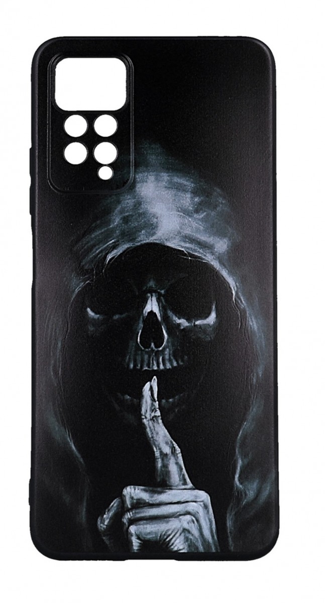 Levně Kryt TopQ Xiaomi Redmi Note 11 Pro silikon Dark Grim Reaper 67938 (pouzdro neboli obal na mobil Xiaomi Redmi Note 11 Pro)